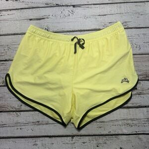 Tracksmith Van Cortlandt Running Athletic Shorts Yellow Large Lined NWOT